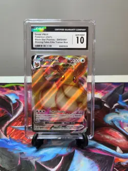 2021 POKEMON CGC 10 EEVEE VMAX PROMO SHINING FATES SWSH087 - Image 1