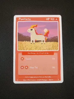 Pokepu Season 2 Ponitata Ponyta Pokemon Fan Art Mick Junco Artist - Image 1