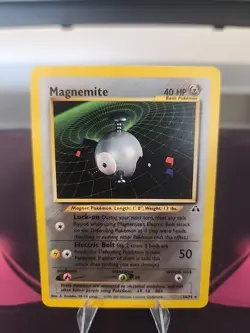 Magnemite 26/75 Pokemon TCG Neo Discovery Unlimited Non Holo Rare LP - Image 1