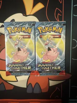 Pokemon Journey Together Booster Packs - New/Sealed 2 Packs - Image 1