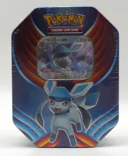 Pokemon Glaceon GX Evolution Celebration Tin - SM - Celestial Storm (CES) NEW - Image 1