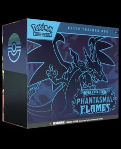 Pokemon TCG: Mega Evolution - PHANTASMAL FLAMES Elite Trainer Box ETB *PRESALE* - Image 1