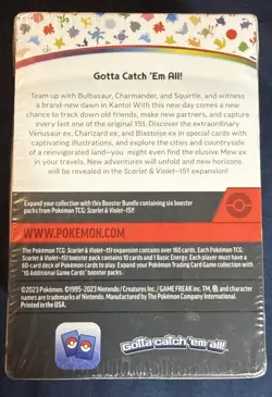 Pokemon TCG Scarlet and Violet 151 Booster Bundle Set - NEW FACTORY SEAL FREESHP 820650853210 - Image 3