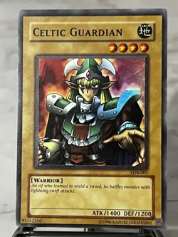 Celtic Guardian LOB-007 The Legend of Blue Eyes White Dragon Unlimited Super LP - Image 1
