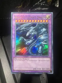 Yugioh Blue-Eyes Ultimate Dragon LDK2-ENK40 1st Edition Ultra Rare Holo - NM - Image 1