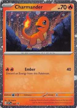 Charmander - 047 (Cosmos Holo) 047 Sv: Scarlet & Violet Promo Cards Holo - Image 1