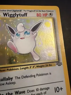 Pokemon TCG Wigglytuff Holo Rare Card Jungle Unlimited Edition 16/64 HP - Image 3