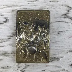 2 Vintage Pokemon Cards 23k Gold Charizard burger king Metal Basic Trainer Koga - Image 2