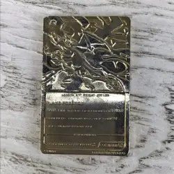 2 Vintage Pokemon Cards 23k Gold Charizard burger king Metal Basic Trainer Koga - Image 3