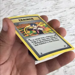 2 Vintage Pokemon Cards 23k Gold Charizard burger king Metal Basic Trainer Koga - Image 5