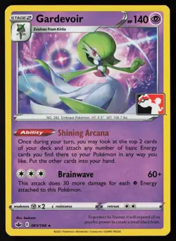 Pokemon Gardevoir 061/198 Prize Pack Series Cards Non-Holo Pack Fresh - NM - Image 1