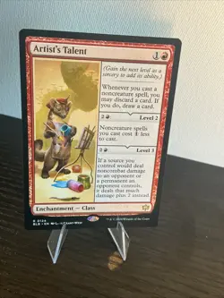 Artist's Talent Bloomburrow Regular Rare Card BLB 124, MTG, NM/M Condition - Image 5