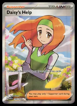 Daisy's Help 195/165 Scarlet & Violet 151 Full Art Holo Pokemon Card - Image 1