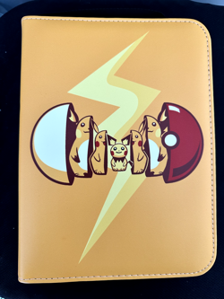 Pokemon Trading Card Binder - 4 Pocket Pages, 50 Sheets, Holds 400 Cards #4 - Image 1
