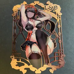Goddess Story Gold METAL Card - Maiden Party - Serial Number #/100! Kurumi Date - Image 1