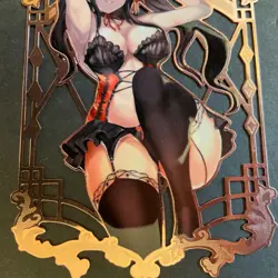 Goddess Story Gold METAL Card - Maiden Party - Serial Number #/100! Kurumi Date - Image 2