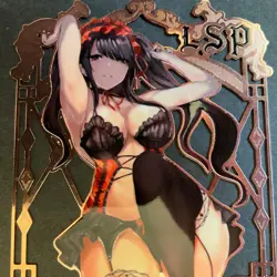 Goddess Story Gold METAL Card - Maiden Party - Serial Number #/100! Kurumi Date - Image 3