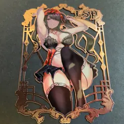 Goddess Story Gold METAL Card - Maiden Party - Serial Number #/100! Kurumi Date - Image 4