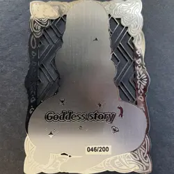 Goddess Story Gold METAL Card - Serial Number #046/200! Anime Bikini Girl - Image 1