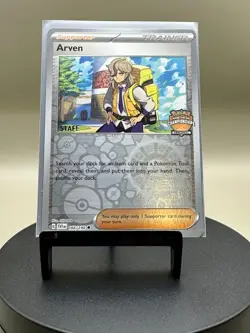 Arven Staff Regional Championship Promo Card SV1 166/198 Pokemon TCG Card Holo - Image 1