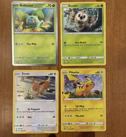 Holo Black Star Promo Pokemon Cards Lot, SM SWSH SV, General Mills Eevee Pikachu - Image 1