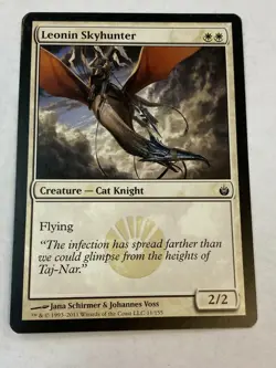 Leonin Skyhunter - Magic the Gathering MTG Mirrodin Besieged Single Card - Image 1
