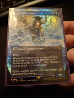 Snapcaster Mage (Borderless) (Chocobo Track Foil) Commander: Final Fantasy Foil - Image 2