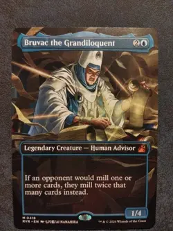 Bruvac the Grandiloquent (Anime Borderless) Ravnica Remastered Regular - Image 1