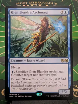 MTG Glen Elendra Archmage Ultimate Masters Regular NM - Image 1