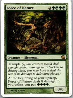 #242 Force of Nature 9th Edition Rare - Image 1