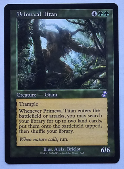 1x Primeval Titan Time Spiral Remastered TSR Regular MTG - Image 1