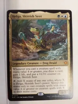 Helga, Skittish Seer Bloomburrow Regular - Image 1