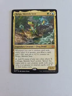 HELGA SKITTISH SEER MYTHIC RARE Promo Stamped - Image 1