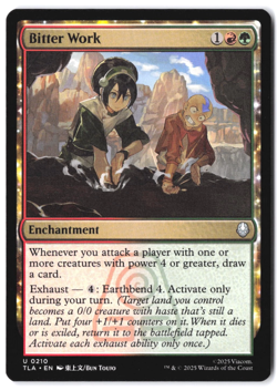 Bitter Work 210 MTG Avatar TLA - Image 1