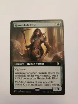 Heronblade Elite (Extended Art) Commander: Innistrad: Midnight Hunt Regular - Image 1