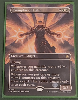 MTG Exemplar of Light (Borderless) Foundations #297 - Image 1