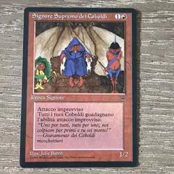 Kobold Goblin Overlord Legends Italian MTG NM Magic: The Gathering - Image 1