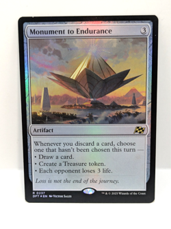 Monument to Endurance - Aetherdrift - Rare - Foil - Artifact - DFT 275 - - Image 1