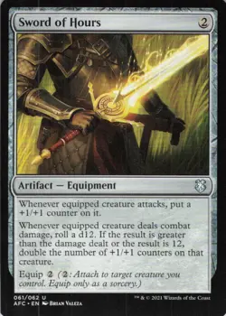 MTG Sword of Hours (61) | NM | Adv. Forgotten Realms {AFC} - Image 1