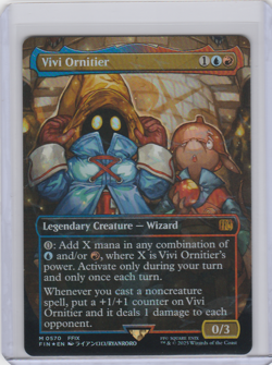 MTG Vivi Ornitier (Borderless) (Chocobo Track Foil) Final Fantasy Foil - Image 1