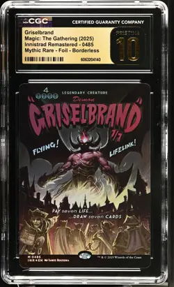 GRISELBRAND Innistrad Remastered Borderless Poster Foil CGC Pristine 10 MTG - Image 1