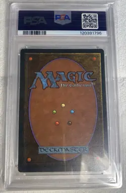 1994 Magic The Gathering MTG White Knight 4th Edition Unlimited Graded PSA 6 - Image 3