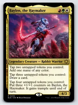 Baylen, the Haymaker R Bloomburrow # 205 NM Normal - Image 1