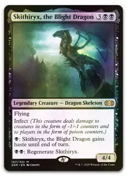 Skithiryx, the Blight Dragon #107 (Foil) (NM) Double Masters 2XM Magic MTG - Image 1
