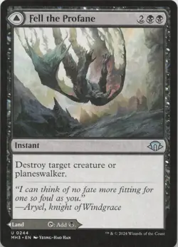 Fell the Profane U Modern Horizons 3 244 - LP MTG - Image 1