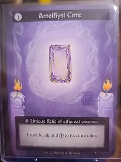 Sorcery Contested Realm: Alpha Amethyst Core Non Foil - Image 1