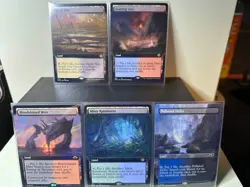 MTG Full Fetch Land Set x10 Modern Horizons 2 borderless / extended - Image 1