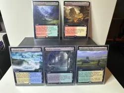 MTG Full Fetch Land Set x10 Modern Horizons 2 borderless / extended - Image 2