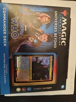Doctor Who Magic The Gathering Timey-Wimey Commander Deck Sealed New In Box - Image 3
