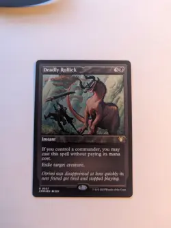Deadly Rollick Commander Masters etched Foil - Image 1